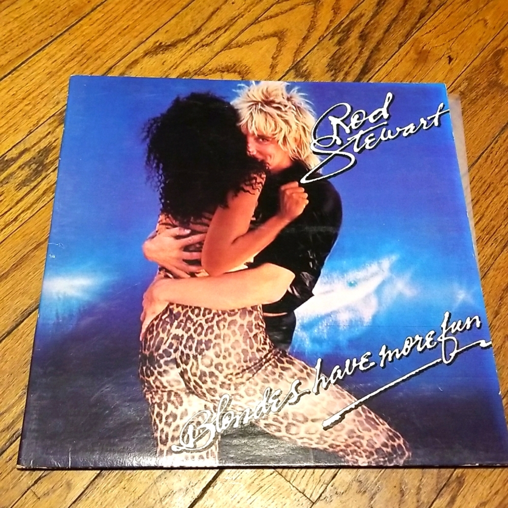 Rod Stewart Blondes have more Fun Vinyl